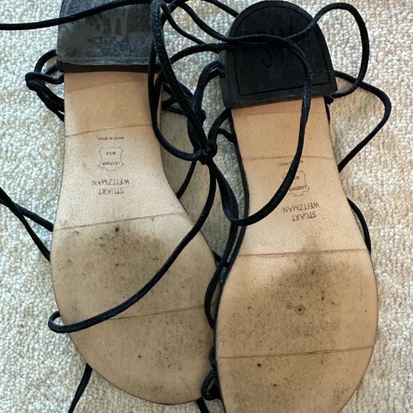 Stuwart Weitzman Lace Up Sandals - Picture 2 of 3